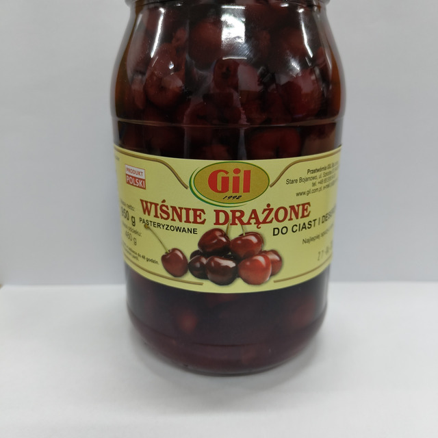 Kompot z wiśni drylowanych