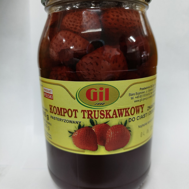 Kompot truskawkowy